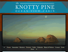 Tablet Screenshot of oceansidebeachcabin.com